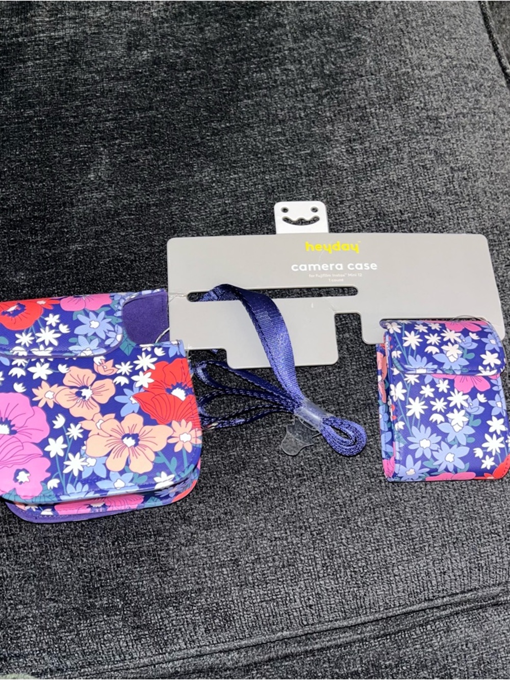 heyday Kids Floral Camera Case Set - Purple, Pink, Blue
